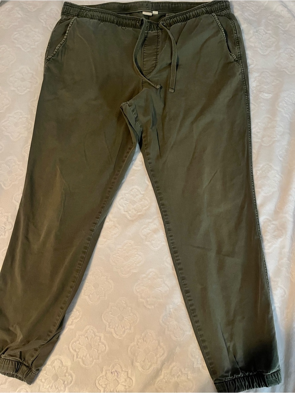 GAP Olive Drawstring Joggers